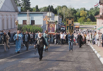 В Серпухове завершился месяц чествования иконы Божией Матери «Взыскание погибших»