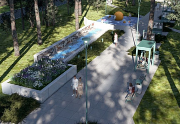 Сквер «Мирабель» в Протвино благоустроят с сохранением исторической мозаики 