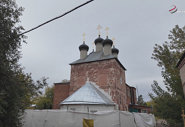В Серпухове продолжают реставрацию церкви Казанской иконы Божией Матери