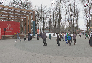 В Серпухове провели фестиваль "Народные спортивные игры"